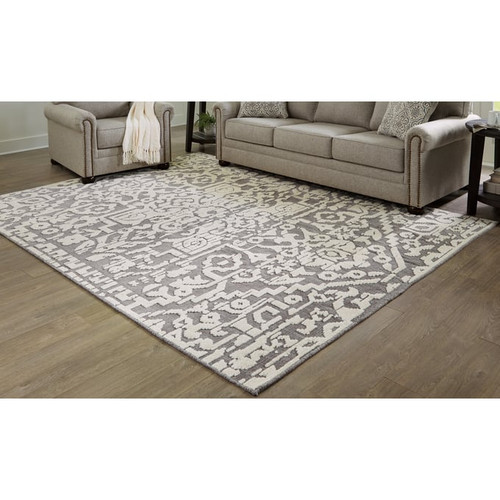 Ashley Furniture Oddetteley Gray Ivory Large Rugs