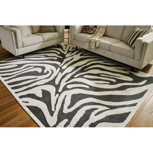 Ashley Furniture Thomwith Black Ivory Large Rugs