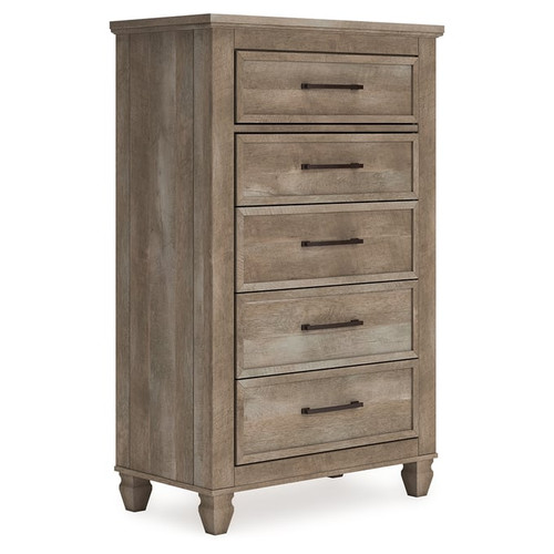 Ashley Furniture Yarbeck Sand Five Drawer Chest