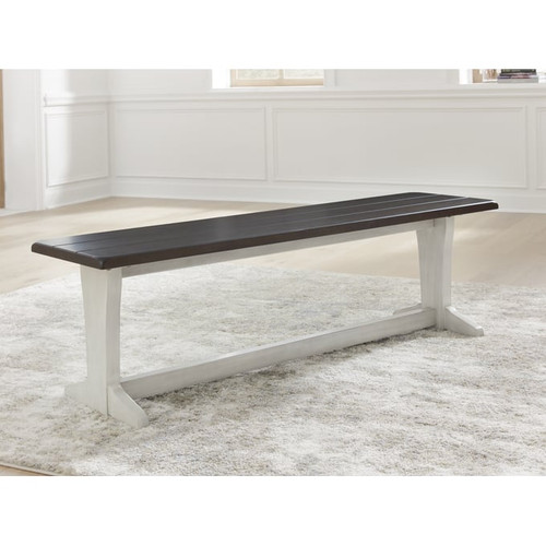 Ashley Furniture Darborn Gray Brown Large Dining Bench