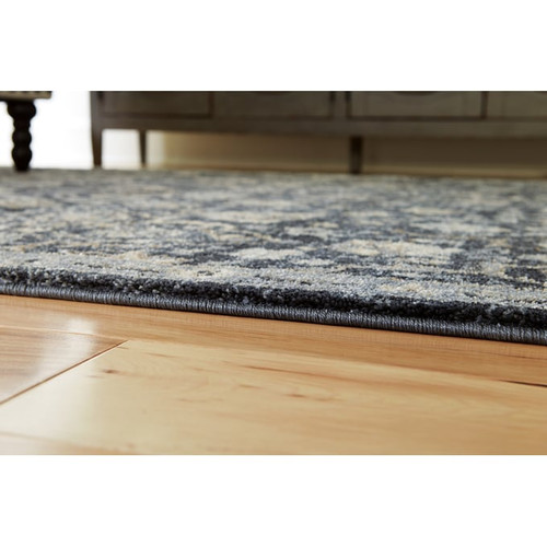 Ashley Furniture Hilcott Blue Cream Brown Medium Rugs