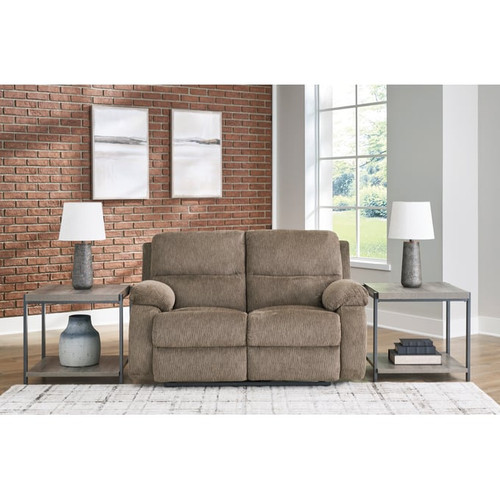 Ashley Furniture Scranto Oak Reclining Loveseats