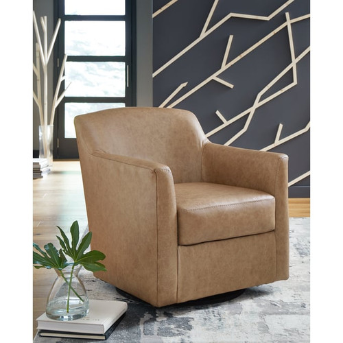 Ashley Furniture Bradney Tumbleweed Swivel Accent Chairs