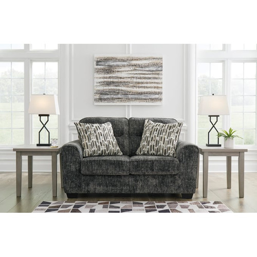 Ashley Furniture Lonoke Gunmetal Loveseats