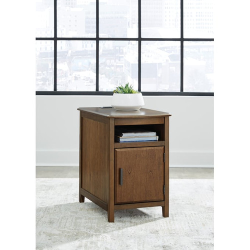 Ashley Furniture Devonsted Brown Chair Side End Tables