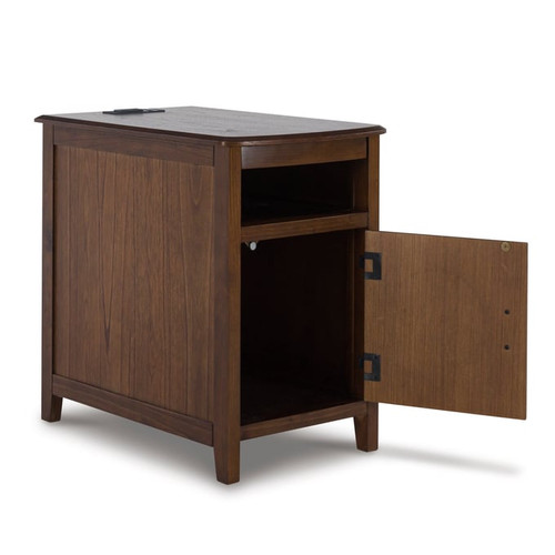 Ashley Furniture Devonsted Brown Chair Side End Tables
