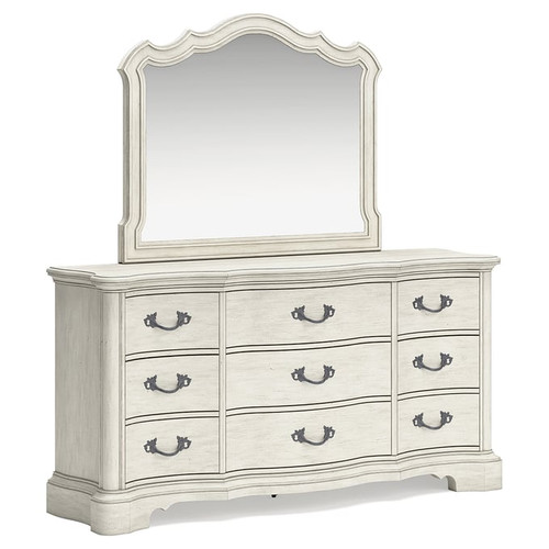 Ashley Furniture Arlendyne Antique White Dresser And Mirror