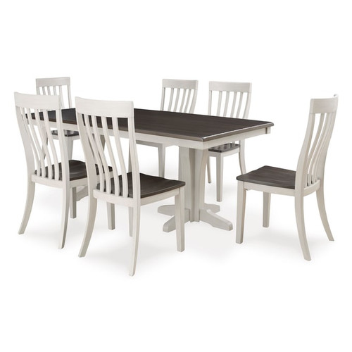 Ashley Furniture Darborn Gray Brown 7pc Dining Room Set