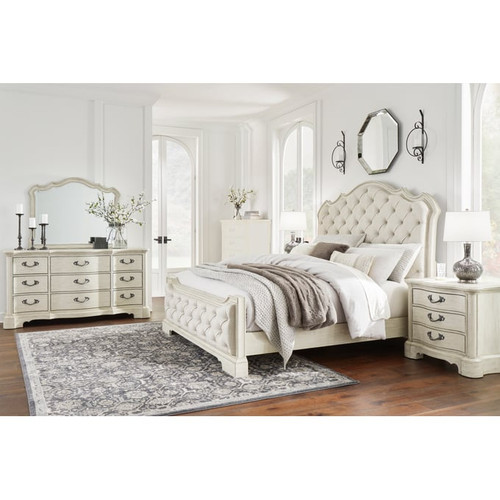 Ashley Furniture Arlendyne Antique White 4pc Bedroom Set With Queen Bed