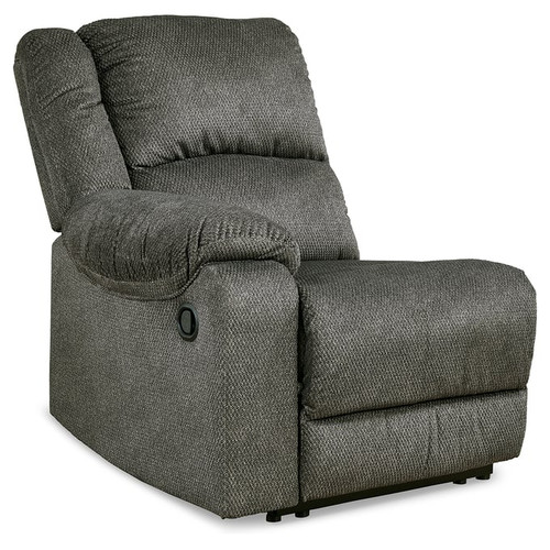 Ashley Furniture Benlocke Flannel 3pc Reclining Loveseat With Console