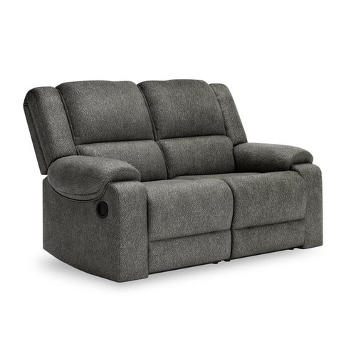 Ashley Furniture Benlocke Flannel 2pc Reclining Loveseat