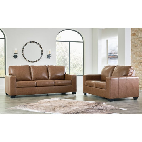 Ashley Furniture Bolsena Caramel 2pc Living Room Set
