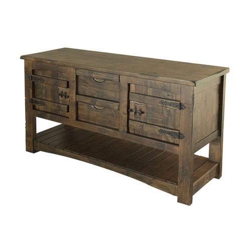 IFD Mezcal Deep Brown Sofa Table