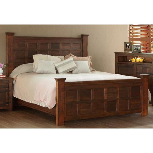 IFD Mezcal Deep Brown Queen Bed