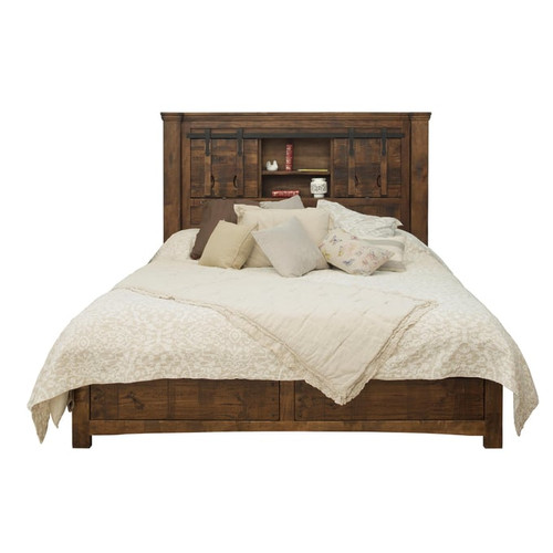 IFD Mezcal Deep Brown King Storage Bed