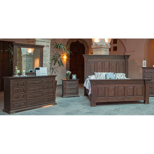 IFD Terra Rich Chocolate 4pc Cal King Bedroom Set