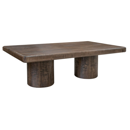 IFD Suomi Brown 3pc Coffee Table Set