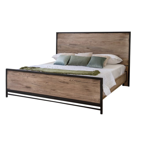 IFD Blacksmith Traslucid Light Brown Queen Bed