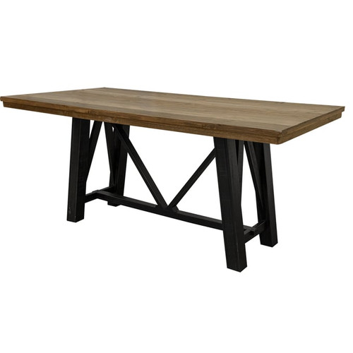 IFD Loft Two Tone Gray Brown Counter Height Table