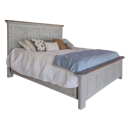 IFD Luna Weathered Gray Brown Queen Bed