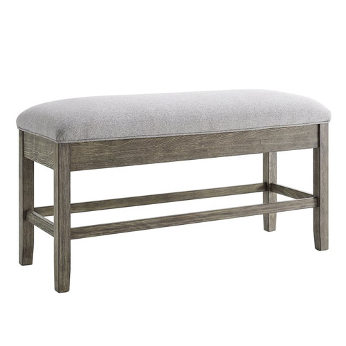 Steve Silver Grayson Driftwood Storage Counter Bench