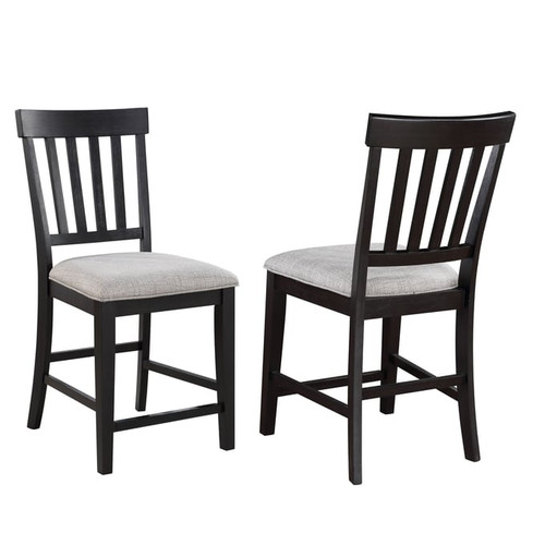 2 Steve Silver Halle Ebony Counter Chairs