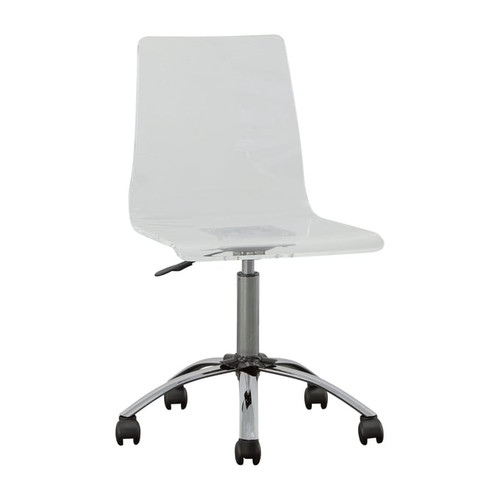 Steve Silver Arthur Acrylic Adjustable Swivel Chair