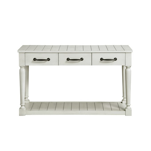 Steve Silver Hemingway Cathedral White Sofa Table