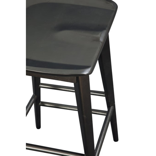 Steve Silver Hilton Black Natural Counter Stools