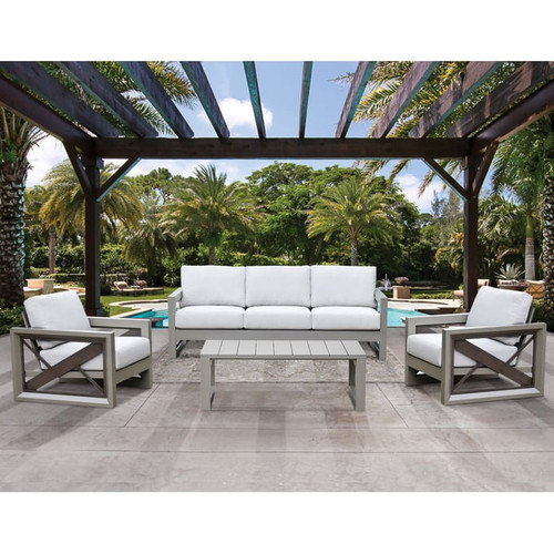 Steve Silver Dalilah Dusty Tan 4pc Outdoor Seating Set