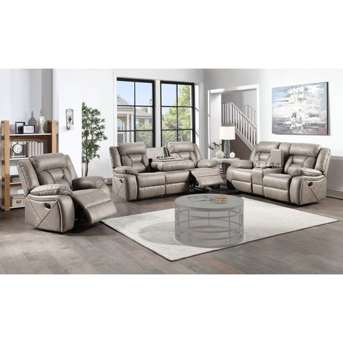 Steve Silver Tyson Grey 3pc Living Room Set