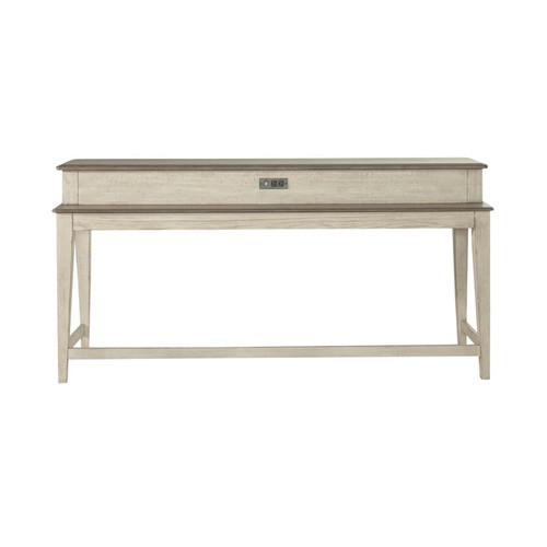 Liberty Ivy Hollow Weathered Linen Dusty Taupe Console Bar Table