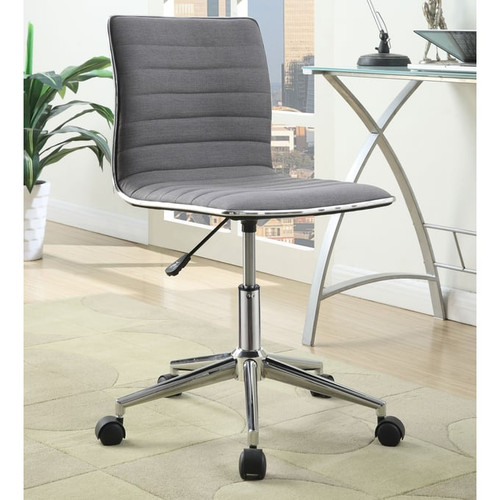 Coaster Furniture Black Fabric Metal Adjustable Height Office Chairs