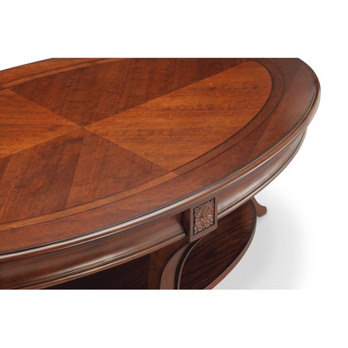 Magnussen Home Winslet Wood Round Accent Table