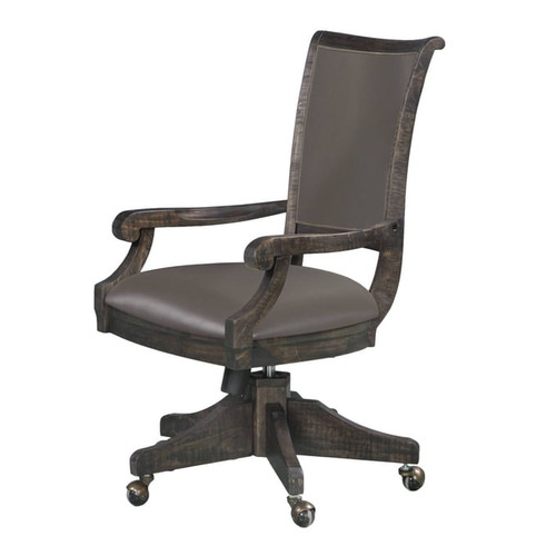 Magnussen Home Sutton Place Wood Swivel Chair