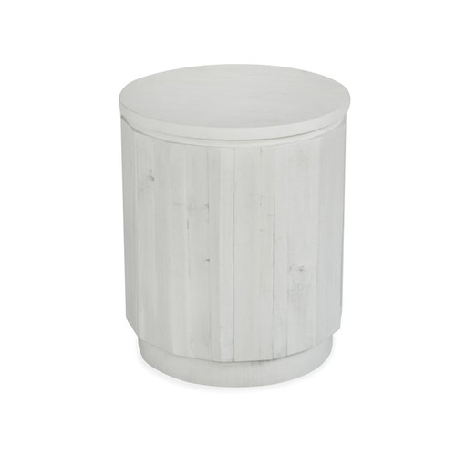 Magnussen Home Claudette Wood Round Accent End Table