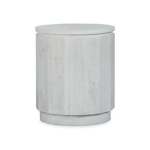 Magnussen Home Claudette Wood Round Accent End Table