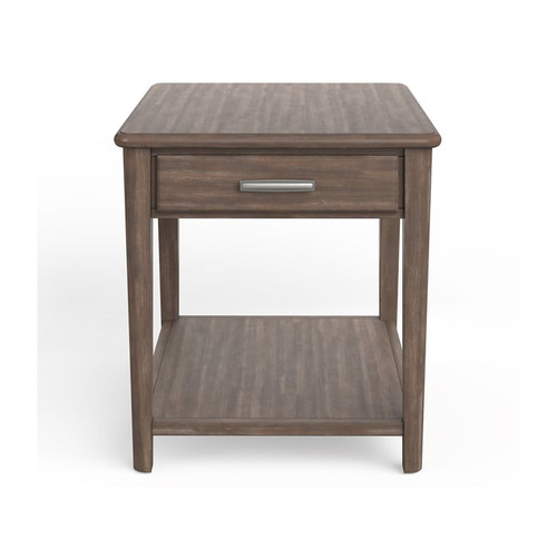 Magnussen Home Corden Wood Rectangular End Table