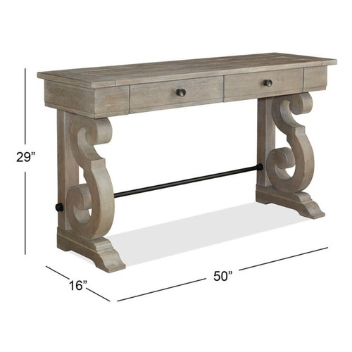 Magnussen Home Tinley Park Wood Rectangular Sofa Table