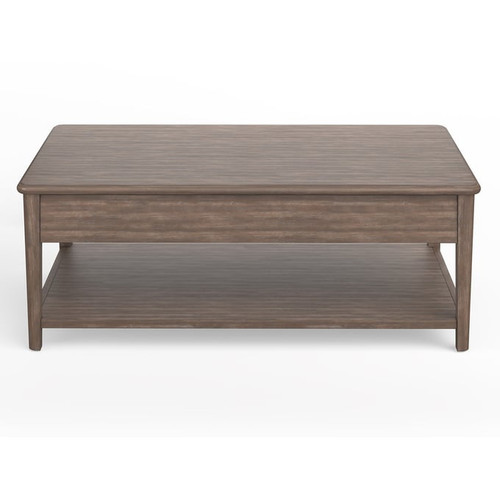 Magnussen Home Corden Wood Lift Top Storage Cocktail Table with Casters