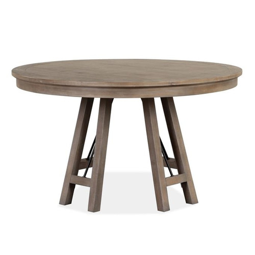 Magnussen Home Paxton Place Dovetail Grey 52 Inch Round Dining Table