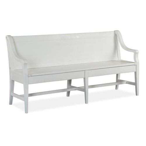 Magnussen Home Heron Cove White Bench