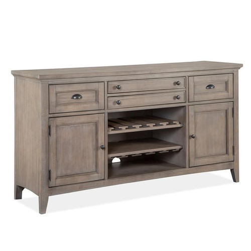 Magnussen Home Paxton Place Dovetail Grey Wood Buffet