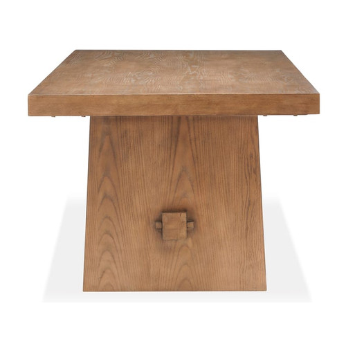 Magnussen Home Lindon Wood Trestle Dining Table