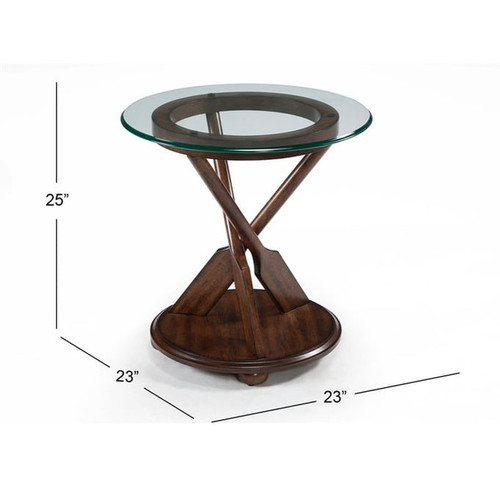 Magnussen Home Beaufort Round End Table