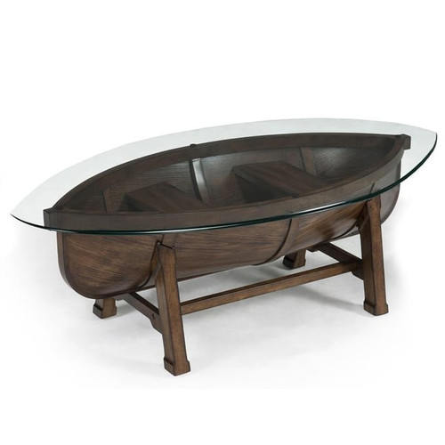 Magnussen Home Beaufort Oval Cocktail Table