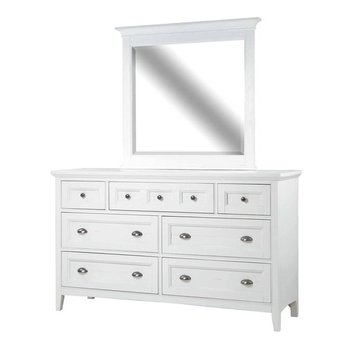Magnussen Home Heron Cove Wood Dresser and Mirror