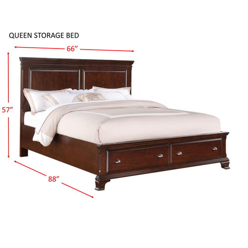 Picket House Brinley Cherry Wood Drawer Beds