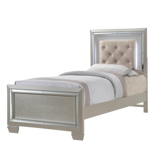Picket House Glamour Youth Champagne Platform Beds