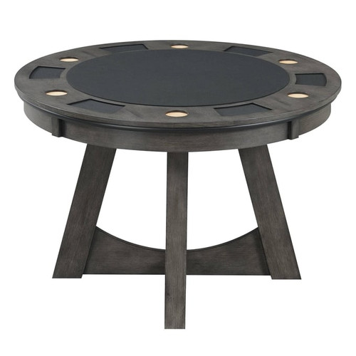 Picket House Princeton Gray Round Game Table